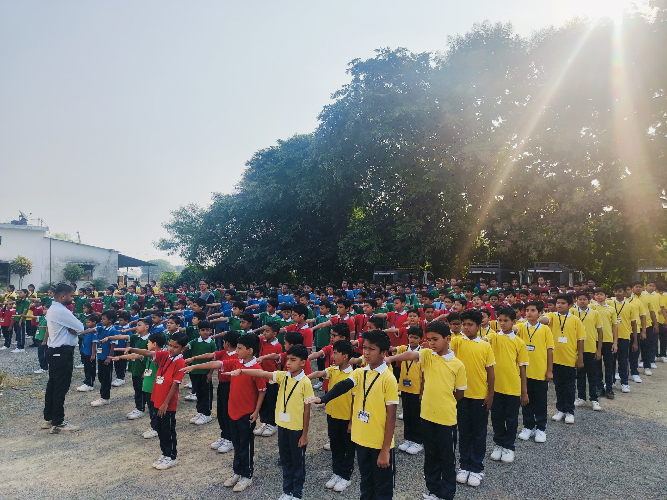 Students at Evergreen Academy